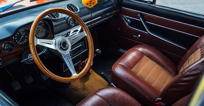 Collector car in storage