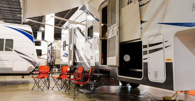 New Campers at an RV & Camper Show